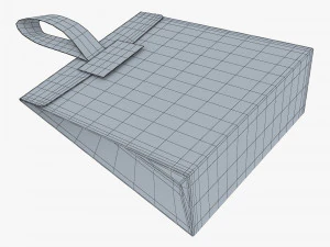Gift Paper Bag M 1 3D Model