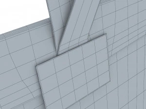 Gift Paper Bag M 1 3D Model