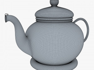Glass Teapot 350ml M 1 Modelo 3D