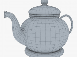 Glass Teapot 350ml M 1 Modelo 3D