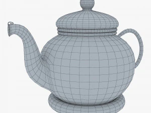 Glass Teapot 350ml M 1 3D Model