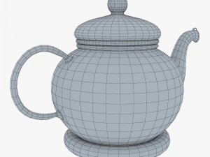 Glass Teapot 350ml M 1 3D Model