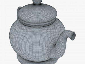 Glass Teapot 350ml M 1 Modelo 3D