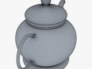 Glass Teapot 350ml M 1 Modelo 3D