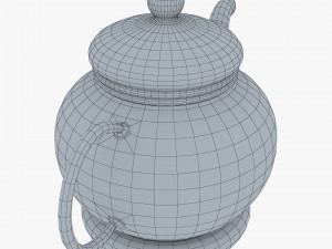 Glass Teapot 350ml M 1 Modelo 3D