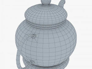 Glass Teapot 350ml M 1 3D Model
