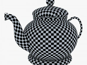 Glass Teapot 350ml M 1 3D Model