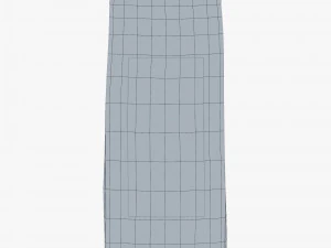 Paper Bag With Label M 1 3D Model