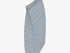Paper Bag With Label M 1 3D Model