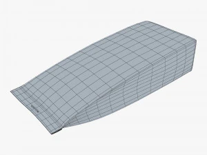Paper Bag With Label M 1 3D Model