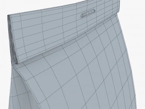 Paper Bag With Label M 1 3D Model
