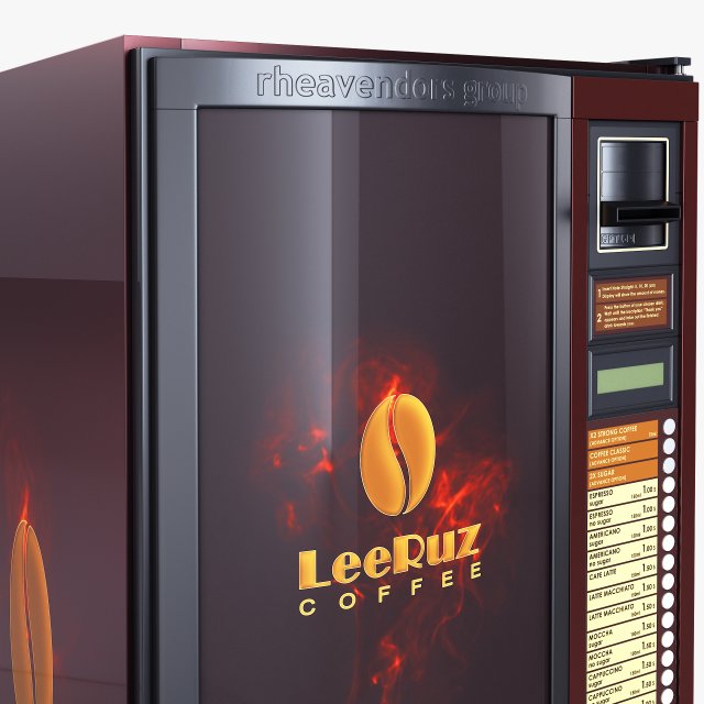 Gourmet coffee top vending machine