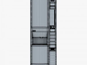 Coffee Vending Machine Luce ES M 1 3D Model