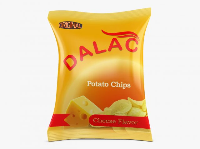 Confezione di patatine Dalac Simple M 1 Modello 3D .c4d .max .obj .3ds .fbx .stl .blend 