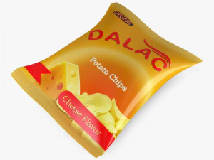 Confezione di patatine Dalac Simple M 1 Modello 3D