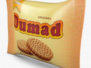 Biscuit Packaging Dumad Simple M 1 3D Model