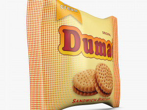 Biscuit Packaging Dumad Simple M 1 Modelo 3D
