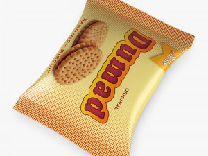 Biscuit Packaging Dumad Simple M 1 3D Model