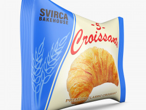 Croissant Packaging Svirca Simple M 1 Model 3D