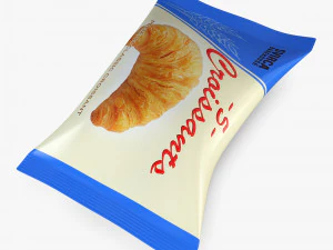 Croissant Packaging Svirca Simple M 1 3D Model