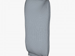 Baguette Sandwich Packaging Simple M 1 3D-Modell