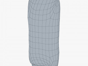 Baguette Sandwich Packaging Simple M 1 3D-Modell