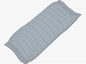Baguette Sandwich Packaging Simple M 1 3D Model