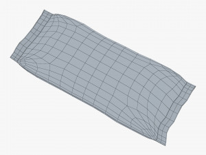 Baguette Sandwich Packaging Simple M 1 3D-Modell