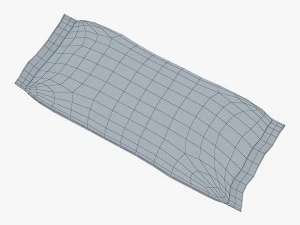 Baguette Sandwich Packaging Simple M 1 3D Model