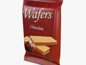 Wafers Chocolate Packaging Simple M 1 3D 模型