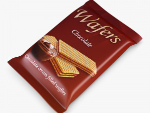 Wafers Chocolate Packaging Simple M 1 3D 模型