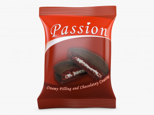 Cake Packaging Passion Simple M 1 3Dモデル
