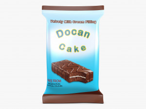 Cake Packaging Docan Simple M 1 3D Model