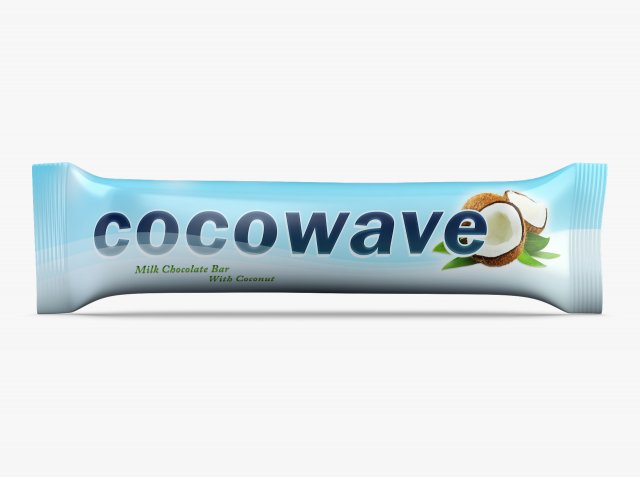 Chocolate Packaging Cocowave Simple M 1 3D 模型 .c4d .max .obj .3ds .fbx .stl .blend 