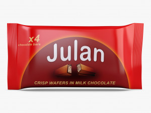 Chocolate Packaging Julan x4 Simple M 1 3D Model