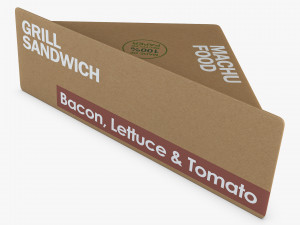 Sandwich Packaging Machu Simple M 1 3D Model