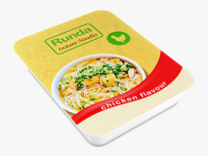 Embalagem de Macarr&atilde;o Instant&acirc;neo Runda Simples M 1 Modelo 3D