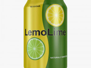 Lemolime Soda Can 330ml Semplice M 1 Modello 3D
