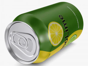 Lemolime Soda Can 330ml Semplice M 1 Modello 3D