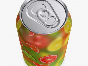 Citrus Day Orange Soda Can 330ml Simple M 1 3D Model