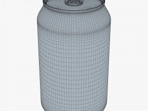 Citrus Day Orange Soda Can 330ml Simple M 1 3D Model
