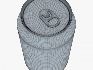 Citrus Day Orange Soda Can 330ml Simple M 1 3D Model