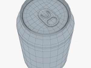 Citrus Day Orange Soda Can 330ml Simple M 1 3D Model