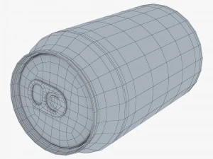Citrus Day Orange Soda Can 330ml Simple M 1 3D Model