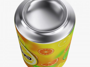 Citrus Day Lemon Soda Can 330ml Simple M 1 3D Model