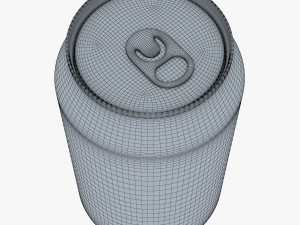 Citrus Day Lemon Soda Can 330ml Simple M 1 3D Model