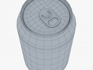 Citrus Day Lemon Soda Can 330ml Simple M 1 3D Model