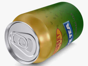 T&egrave; freddo verde lattina da 330 ml semplice M 1 Modello 3D