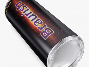 Braurish Energy Drink Can 250ml Simple M 1 3D Model