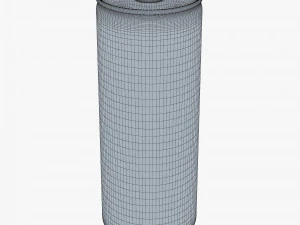 Braurish Energy Drink Can 250ml Simple M 1 3D Model